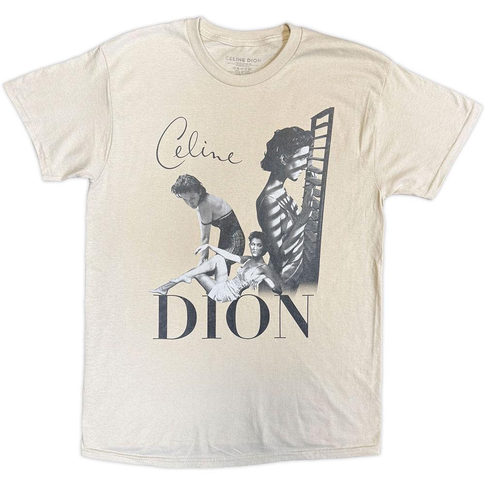Celine Dion - Homage Heren Tshirt - Creme